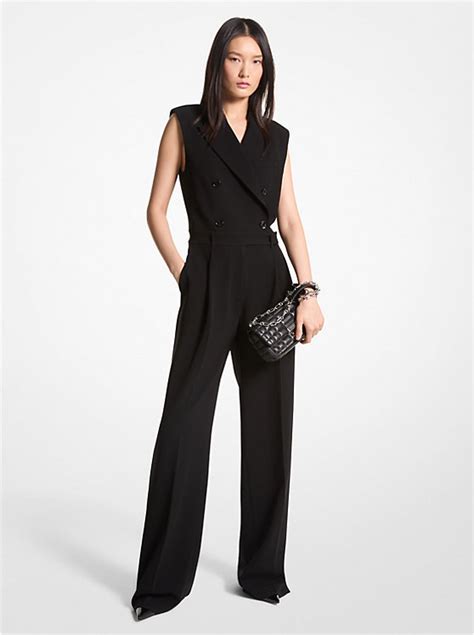 michael kors crepe jumpsuit